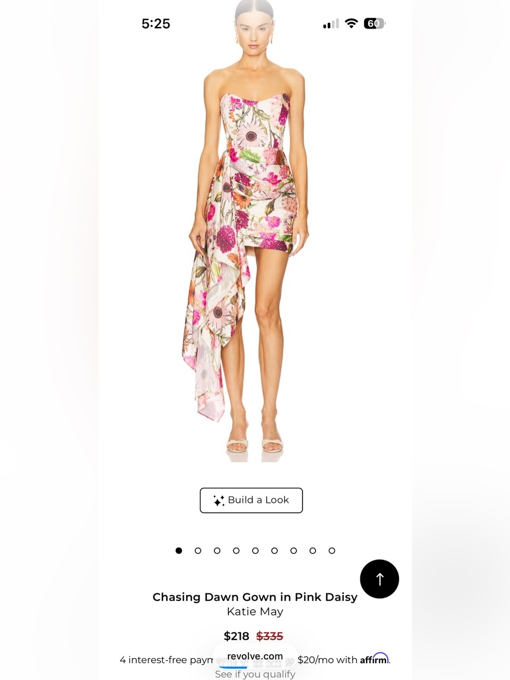 Katie May Chasing Dawn Gown in Pink Daisy